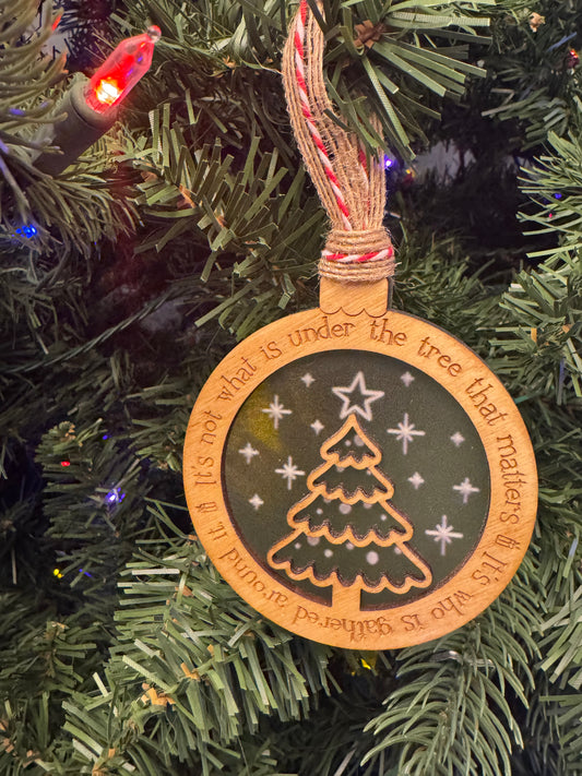 Gathered Around Tree Ornament