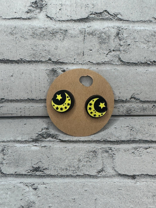 Moon & Stars Stud