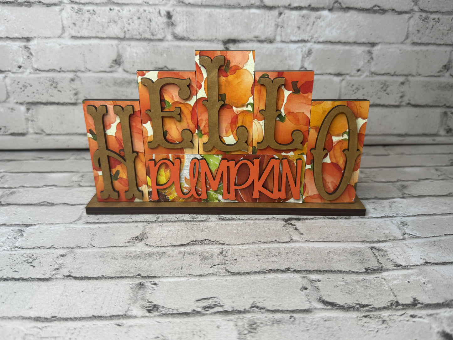 Holiday Word Blocks (Fall and Christmas)