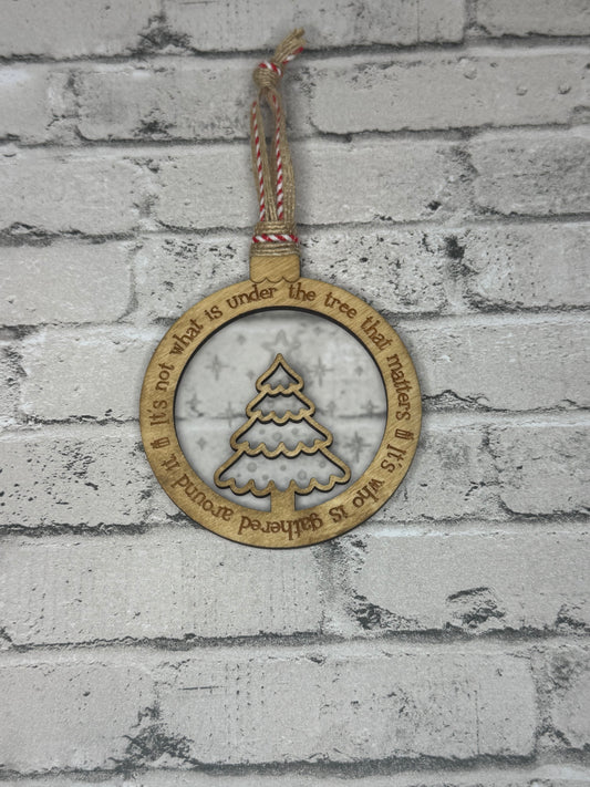 Gathered Around Tree Ornament
