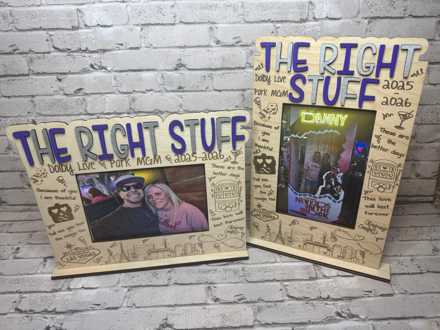 The Right Stuff Vegas Frame