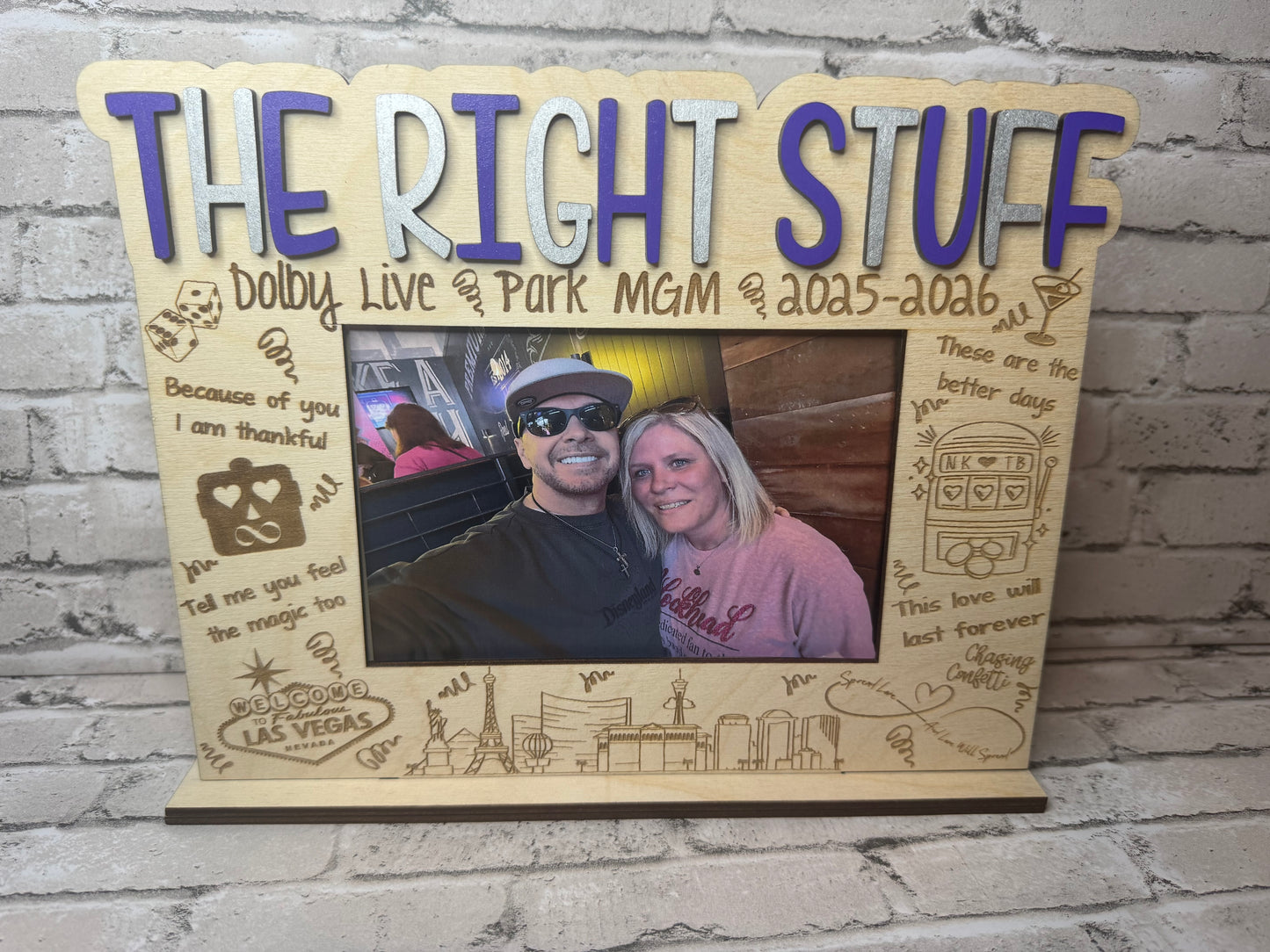The Right Stuff Vegas Frame