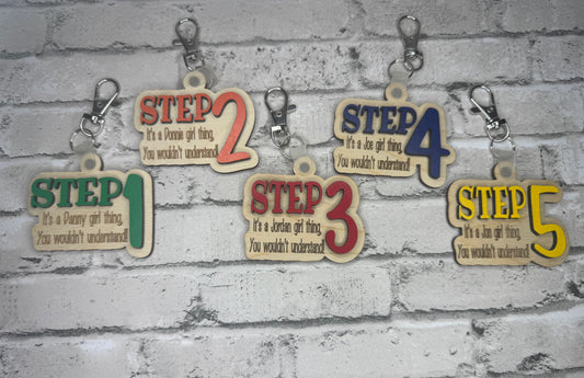 Step Bag Tag