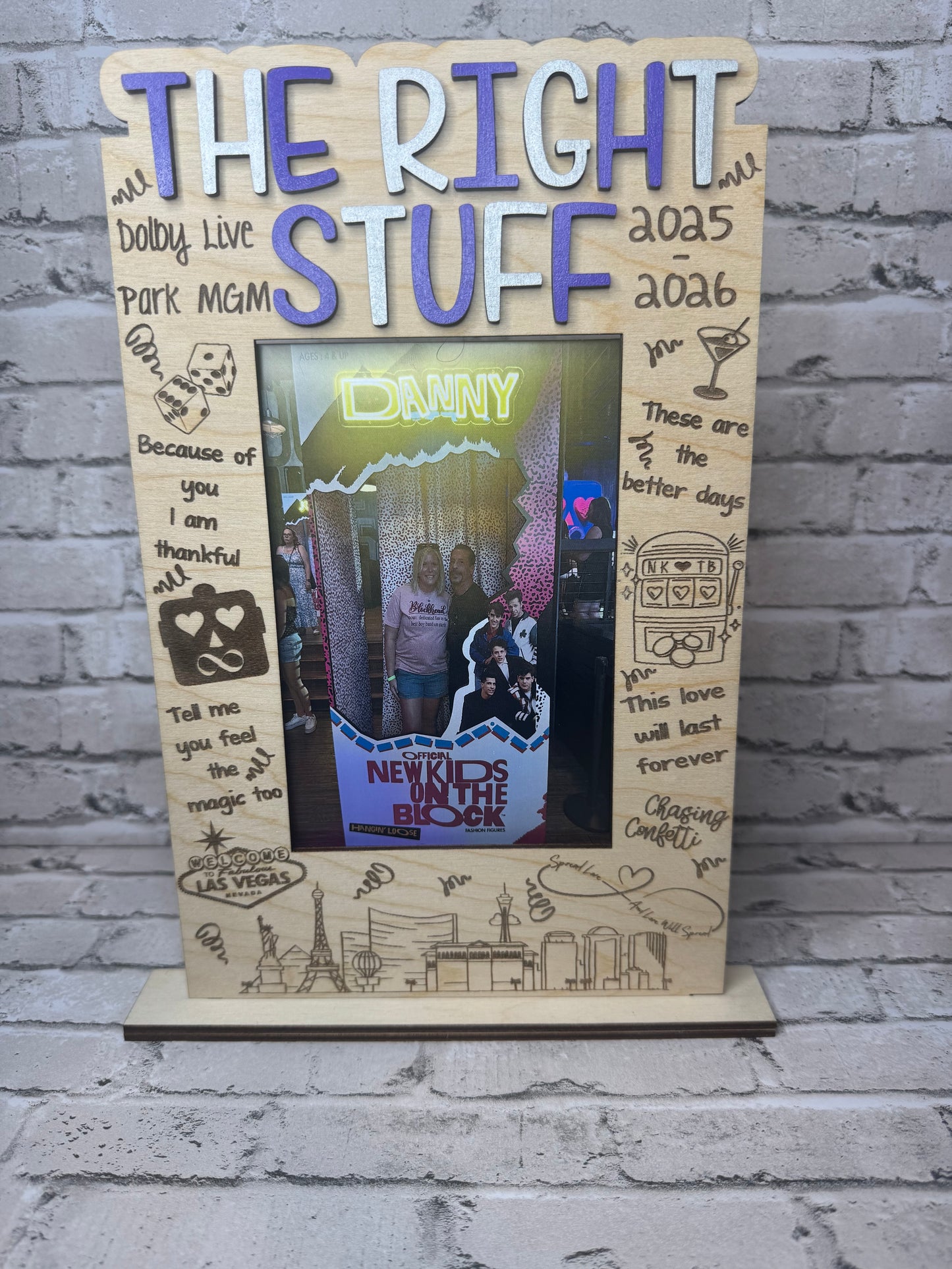 The Right Stuff Vegas Frame