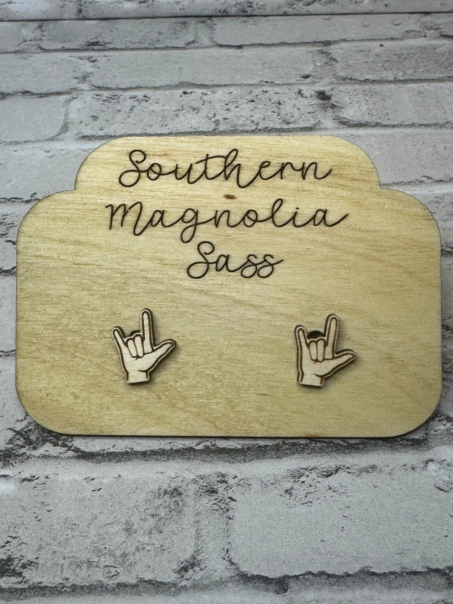 Love Sign Stud