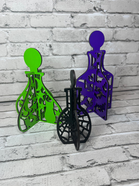3D Potion Bottles